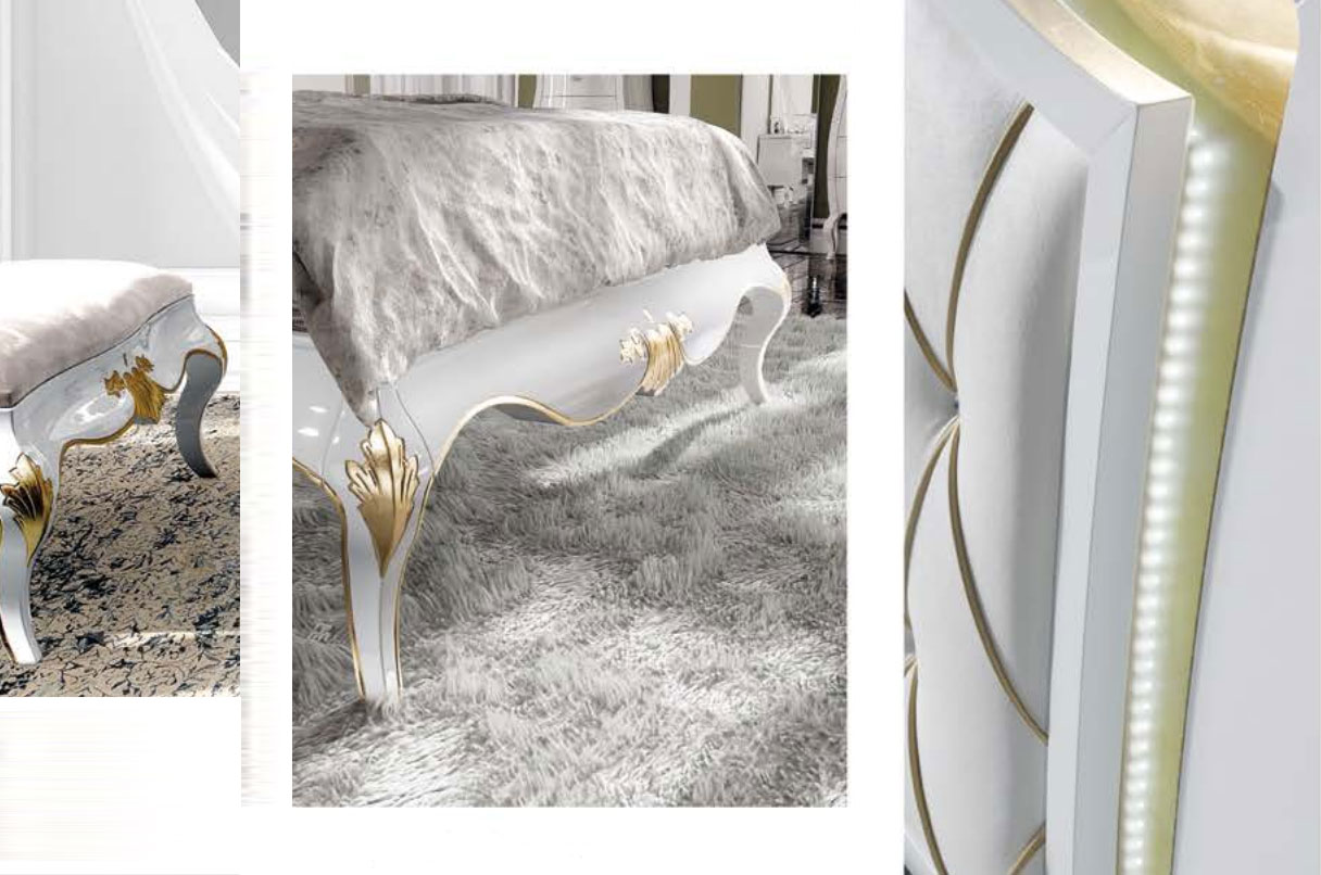 BEDROOM Classic Bedrooms Collection Classic Bed with Tufted