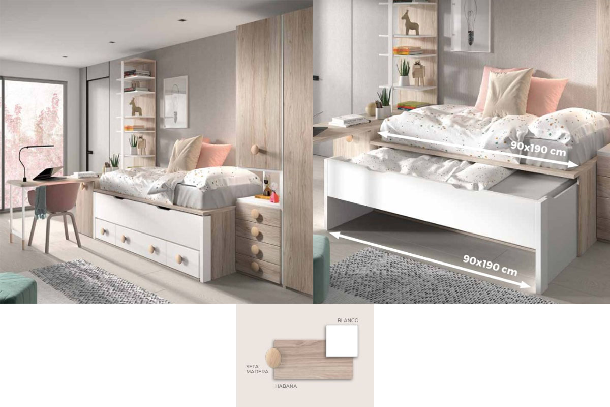 KIDS FURNITURE Teenage Beds F827 TEEN BEDROOM SET Furniture