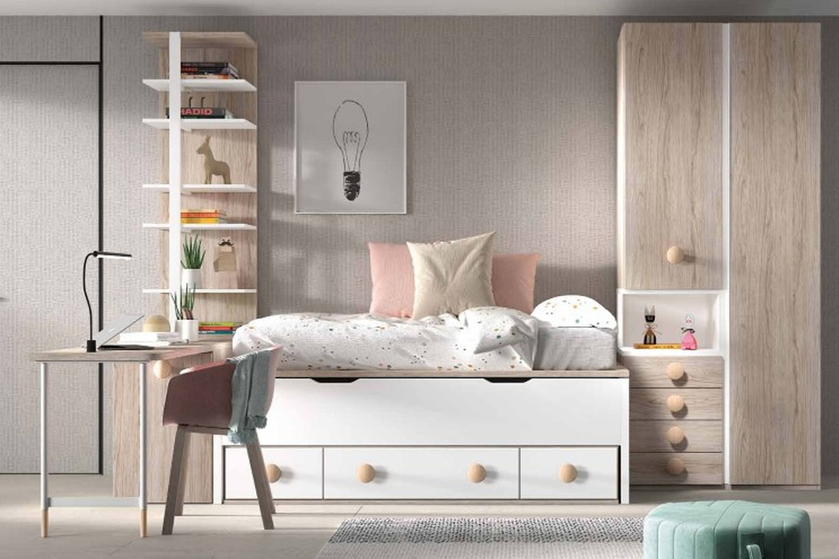 KIDS FURNITURE Teenage Beds F827 TEEN BEDROOM SET Furniture