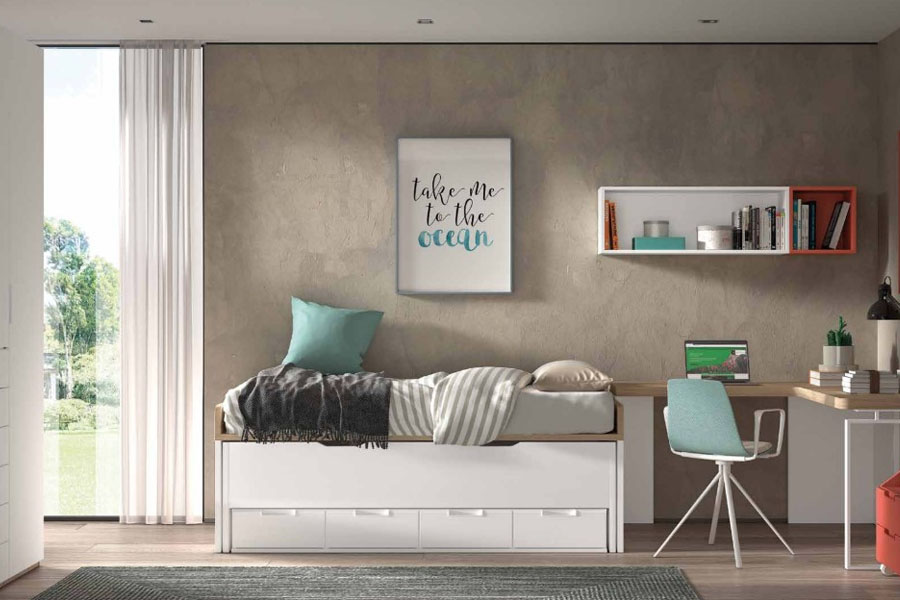 KIDS FURNITURE Teenage Beds F828 TEEN BEDROOM SET Furniture