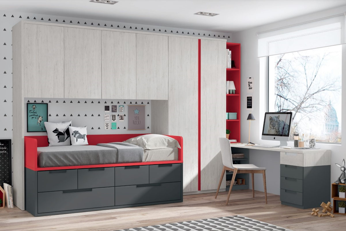 KIDS FURNITURE Teenage Beds F 030 Teenage Bedroom Set Furniture