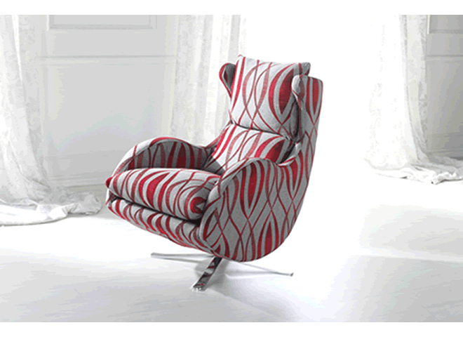 Custom Fabric recliner Montreal