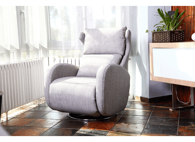 Custom fabric accent chair Montreal