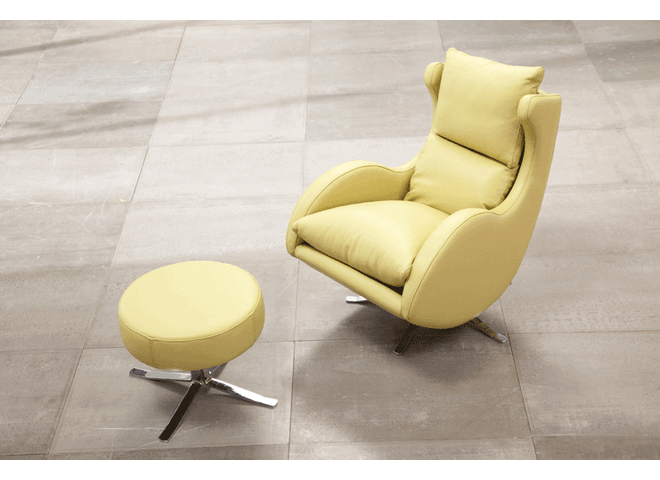 Custom leather recliner Quebec