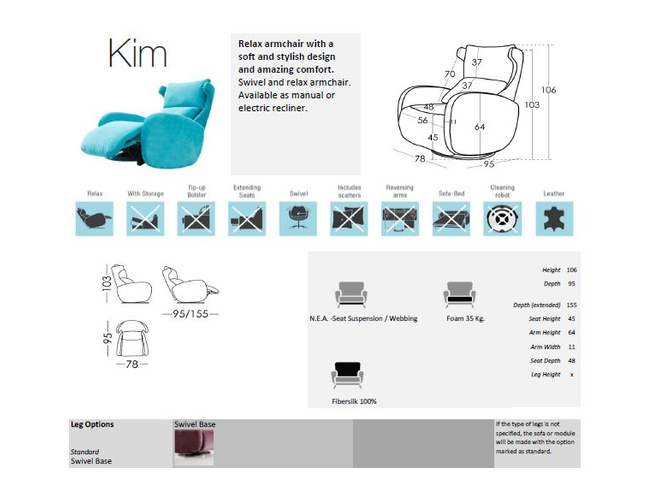 Custom leather recliners Montreal