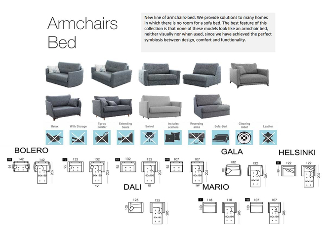 Modern Sofa Bed custom fabrics