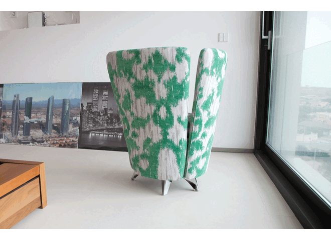 fauteuil sur mesure en tissu Montreal