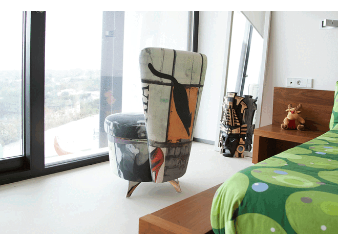 fauteuil sur mesure en tissu Montreal