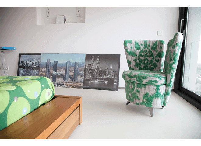 fauteuil sur mesure en tissu Montreal