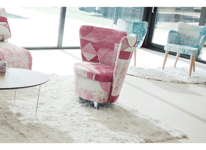 fauteuil sur mesure en tissu Montreal
