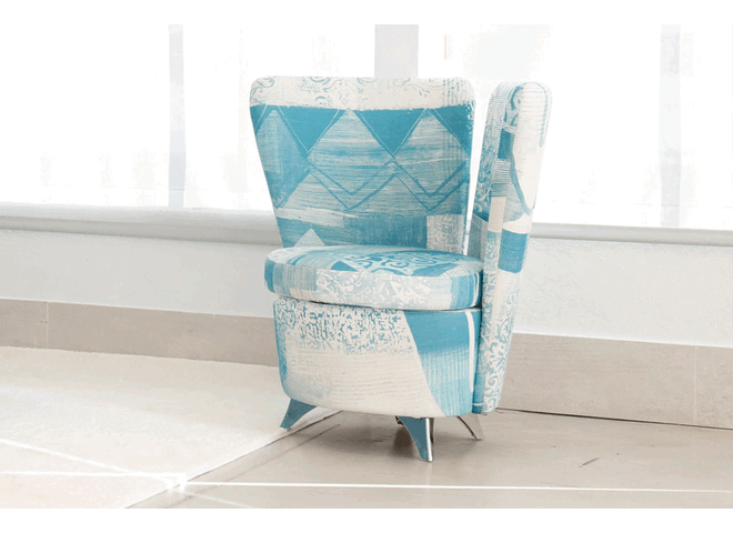 fauteuil sur mesure en tissu Montreal
