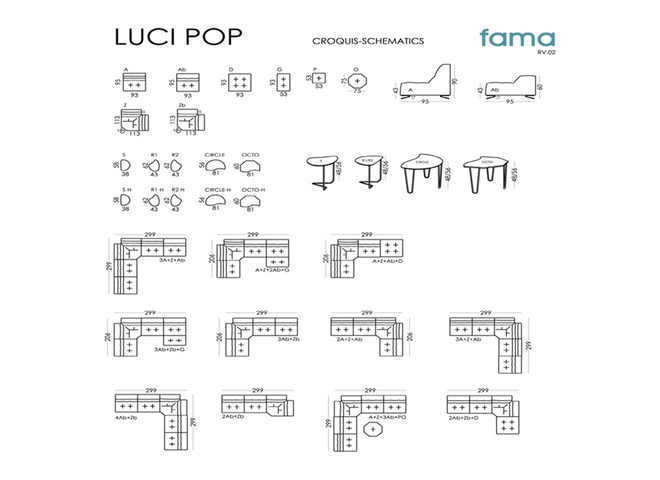 Funky Sectional Arianne Modern Furniture Montreal